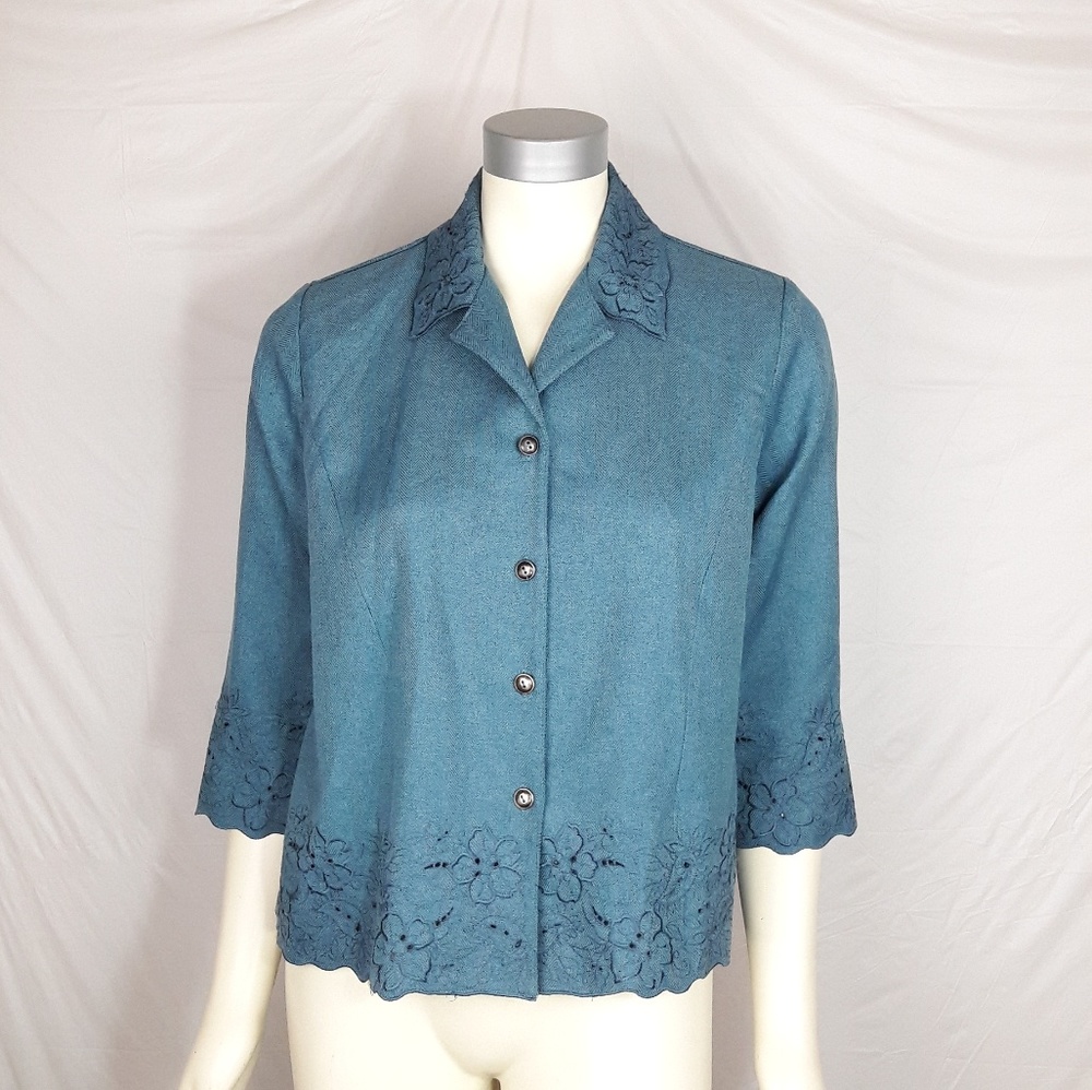 Alfred Dunner Button Shirt